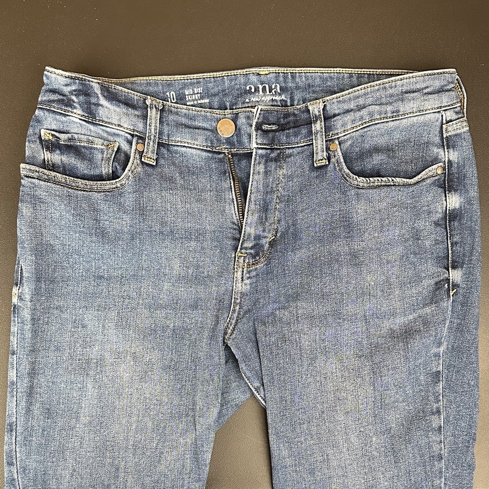 A.N.A Women's Classic Blue Mid-Rise Skinny Jeans